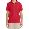 thumbnail image 1 of Polo IZOD para hombre de manga corta, rendimiento, rojo, 1 of 2
