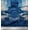 Blue, variant on Soimoi Cotton Duck Fabric House & Tree Scene Print Fabric by Yard 42 Inch Wide