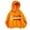 Orange, variant on Rappers with Puppies Hoodie Kids Girls Sports Shirt Boy Girl Casual Personality Hoodie Pullover Hooded Sweatshirt With No Pocket Suitable For, Size 3-4 Years
