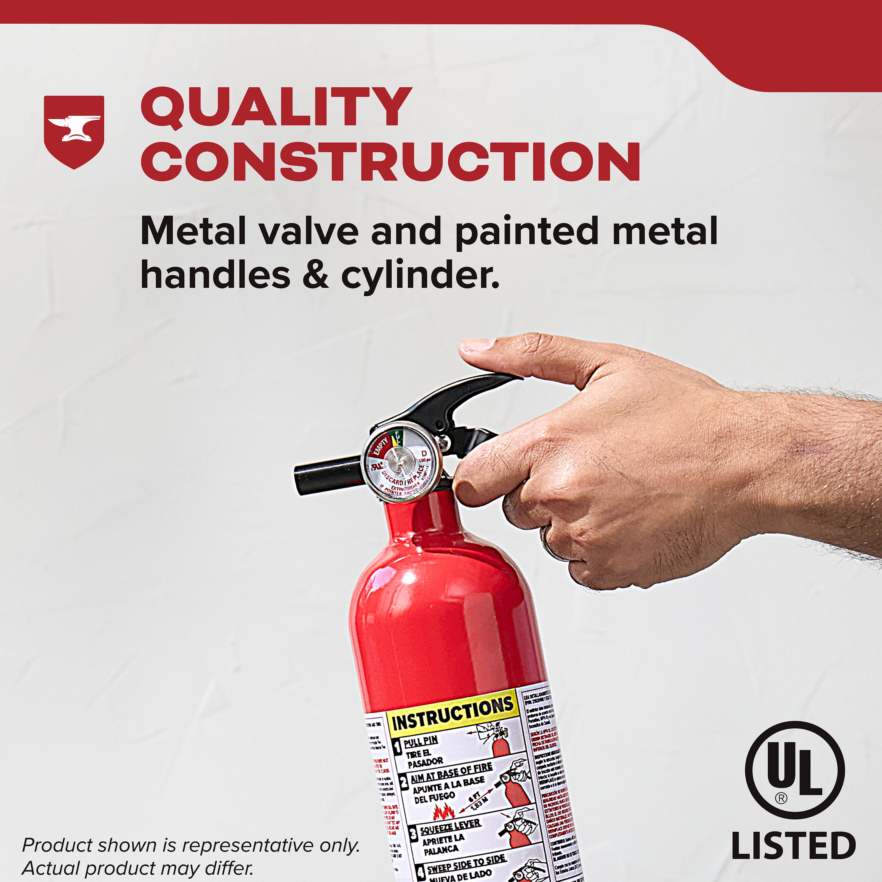 Kidde Basic Home Fire Extinguisher 2 Pack, ABC-Rated photo 4