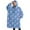 Blue Cartoon Unicorn-2, variant on Oversized Wearable Blanket Hoodie,Cartoon Unicorn Pattern Sherpa Blanket Hoodie with Super Pockets,Super Warm Fuzzy Pullover for Women & Men