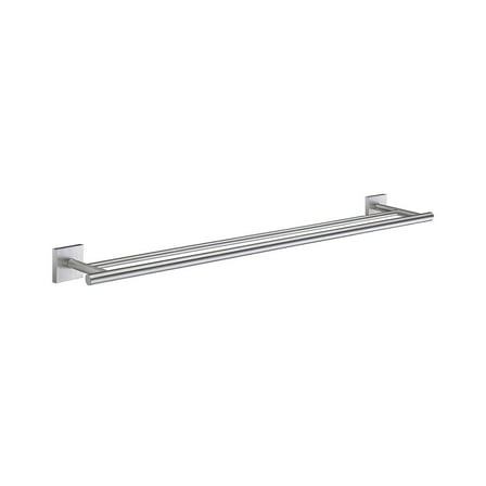 Smedbo SME RS3364 Towel Rail Double, Brushed Chrome