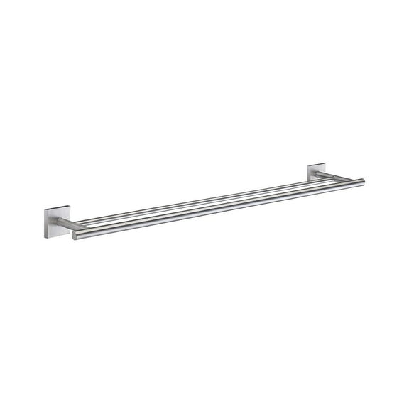 Smedbo SME RS3364 Towel Rail Double, Brushed Chrome