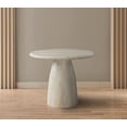 thumbnail image 3 of Meridian Furniture Cosenza Table à Manger en Béton Intérieur/extérieur Travertin 36 Pouces, 3 of 8