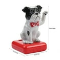 thumbnail image 3 of Solar Powered Swing Waving Dog Adorable Home Decor Auto Accessories Table Ornament, 3 of 7