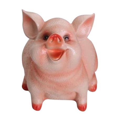 LYINGF First Money Box, Small Pink Resin Piggy Bank, Cute Household Decoration Craft for Bedroom, Home Decoration, Best Birthday Gifts, Coin Bank, Savings Bank, Gift for Girls, Piggy Bank with Slot