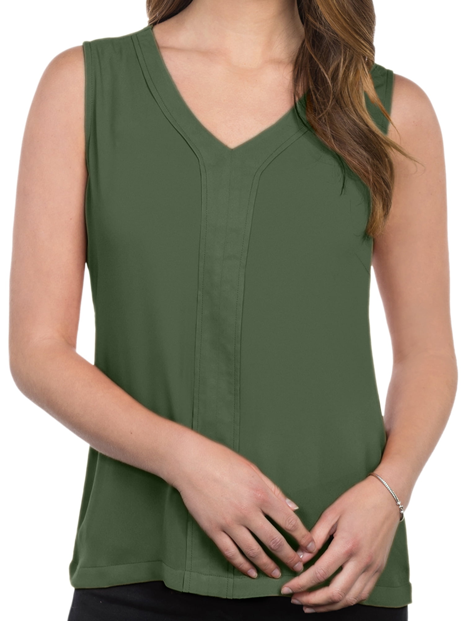 Women's Premium Sleeveless V-neck 