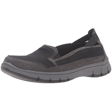 

Easy Street Women s Kacey Flat Black Flannel/Snake 6 N US