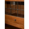 thumbnail image 4 of Crafters and Weavers Arts and Crafts 37" Wood Barrister Bookcase, Brown, 4 of 6