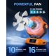thumbnail image 4 of Ventilador nebulizador portátil Vellrive 20000mAh recargable 23dB, 4 of 7