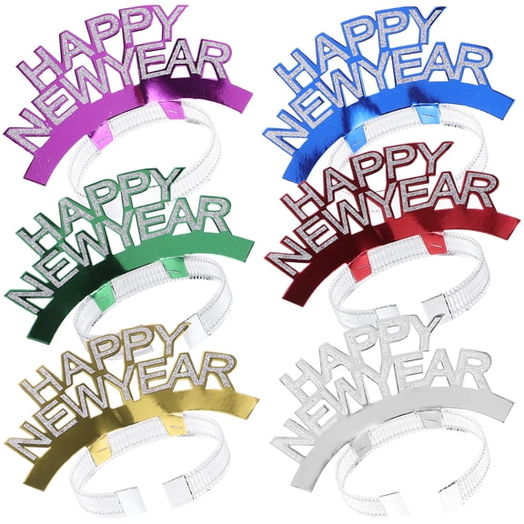 FRCOLOR 6 Pcs Year Headband Colorful Headbands New Gifts Child