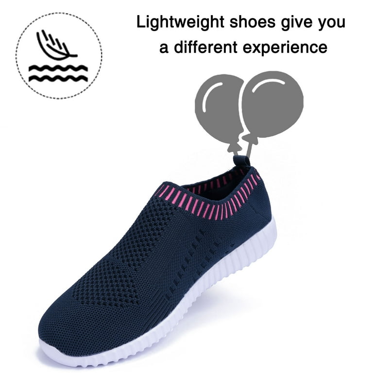 UKAP Athletic Women Mesh Slip On Sneakers Ladies Sports Shoes