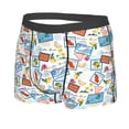 thumbnail image 5 of Goofa Stamp Printed Men's Boxer Briefs Underwear, Moisture-Wicking Underwear, Trunk,Soft and Breathable Cotton Underwear-Small, 5 of 9
