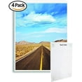 thumbnail image 3 of MCB Wall Mounting Acrylic Sign And Picture Holder 8.5" x 11" with Hook and Loop Adhesive Tape (4 Pack), 3 of 3