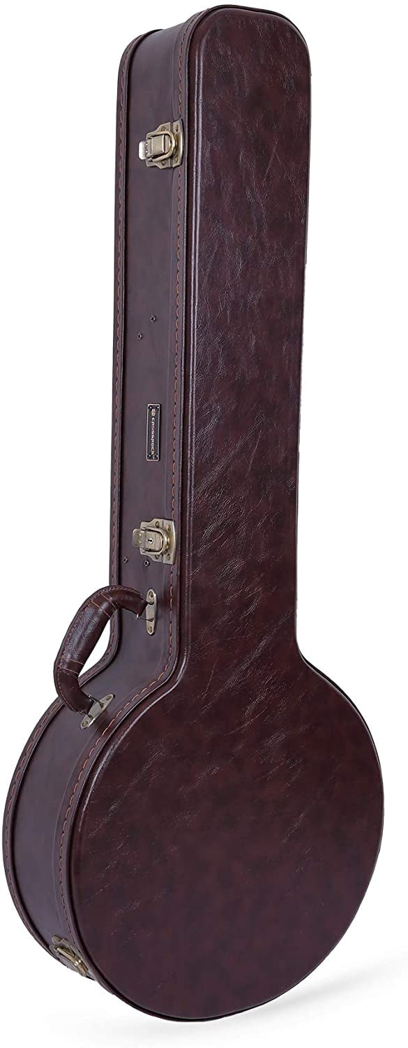 Crossrock 5 String Resonator Banjo Hard Case Multi-layer Wood Hardshell 3 colors