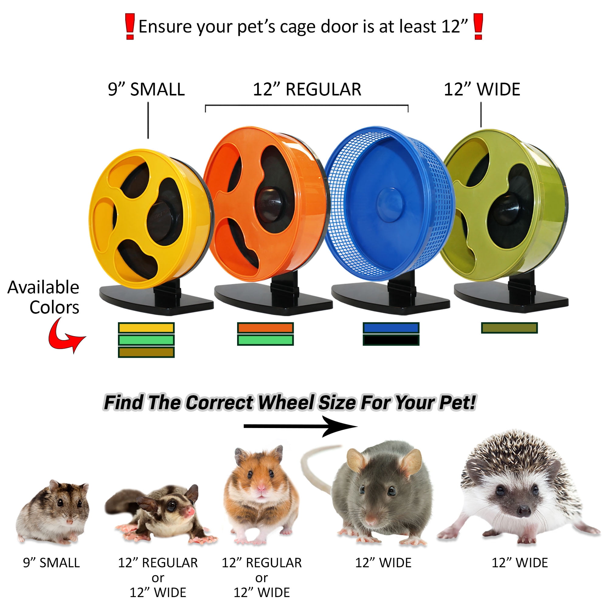 Silent Runner 12 in. Pet Exercise Wheel