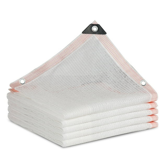 Toystoory Red de sombra de malla solar ligera y portátil de PE para protección paño de sombra bloqueador solar de ajuste Universal Jardín y Patio 2*4m