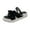 Black, variant on JeashCHAT Women's Bow Knot Slide Sandals Open Toe Slip On Platform Sandals Casual Summer Beach Sandals Outdoor Slippers