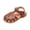 Z-Brown, variant on KaLI_store Toddler Sandals Girl Toddler Little Big Kids Girls Party Wedding Princess Dress Sandals Platform Sandals,Black