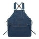 thumbnail image 4 of Delantal de jardinería Delantal de trabajo de lona para taller mecánico hombres mujeres carpintero Azul, 4 of 8