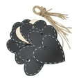 thumbnail image 5 of Abbraccia 5x10 Pieces Wooden Heart Hanging Tags Chalkboard Message Blackboard Wedding 5 Pcs, 5 of 8