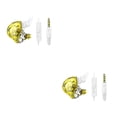 thumbnail image 2 of Inteprter Auriculares HIFI de 3,5mm, tapones para los oídos de silicona, auriculares electrónicos con bobina móvil, sonido estéreo, ordenador deportivo Type4 NO4, 2 of 5