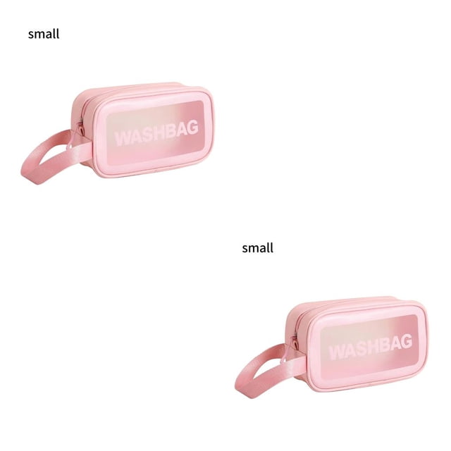 Monstrate Bolsa de almacenamiento de viaje para mujer, organizador de artículos de tocador, bolsa de cosméticos de PVC impermeable Type2 NO2