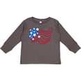 thumbnail image 3 of Inktastic Stylized American Flag Fourth of July Boys or Girls Long Sleeve Toddler T-Shirt, 3 of 5