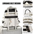 thumbnail image 3 of FORMRS Mini Backpack Purse for Women Travel Daypack Casual Shoulder Bag, Beige Rabbits and Carrots, 3 of 7
