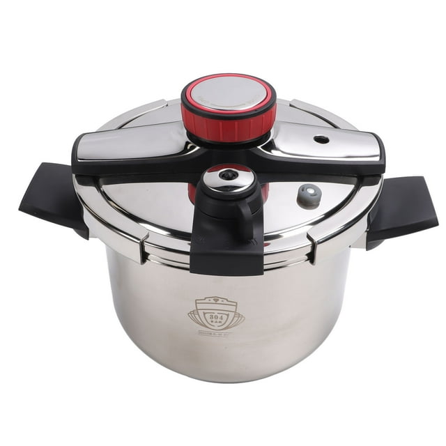 <p>Pressure Cooker, 6L 80KPA 304 Stainless Steel Frosted Handle Pressure Cooking Pot For Electric Furnace For Home Kitchen</p>