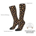 thumbnail image 5 of Picia Women Crew Soft Moisture-wicking Socks Rose Flower Bear Pattern Design Cotton Socks, One Size fit All, 5 of 9