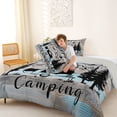 thumbnail image 4 of Catabedysis Vintage Camping Full Size Comforter Sets,Mountain Camper Print Bedding Comforter Set For Boys,Multicolor,Light Gray Reversible,3pcs,1 Comforter and 2 Pillowcases, 4 of 7