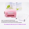 thumbnail image 3 of Die Embossing Machine, Hand  Manual Die Cutting Machine Clean and Clear  for Greeting Card Making for Weight 80-250g/m² Paper, 3 of 7