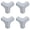 Clear, variant on Corner Protector 4 Pack, Clear Furniture Edge Safety Corner Guards Cushion, Table Protectors for Covering Table Edges and Furniture Corners, Silicone Adhesive Corner Covers, Clear