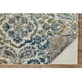 thumbnail image 2 of Feizy Brixton Modern Floral & Botanical, Ivory/Blue/Green, 2'10" x 7'10" Runner Easy Care Stain Resistant Fade Resistant Cottage Paisley Design Carpet for Living Dining Bed Room, 2 of 8