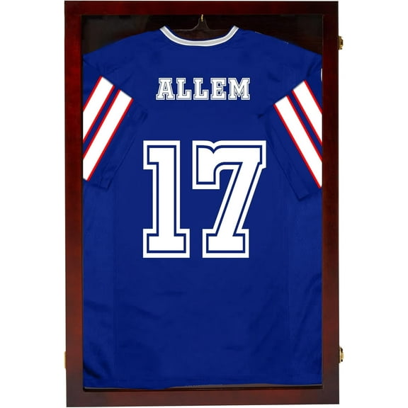 Large Jersey Display Case - Crystal Clear Acrylic Jersey Frame for Baseball, Football & Hockey, Jersey Shadow Box
