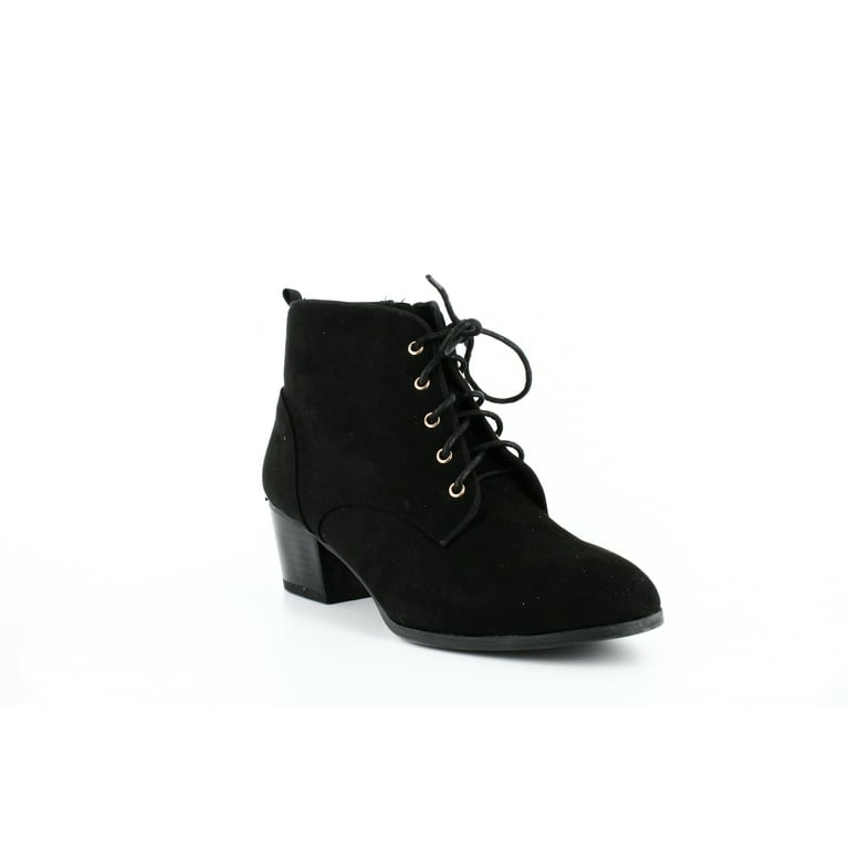 Charter Club Carlee Lace up Booties Black Size 8 Walmart