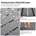 thumbnail image 3 of AbahubFit EVA Foam Boat Flooring 96"x45.6"/36"/28.8", 48"x16.8", Self Adhesive Non-Slip Marine Deck Mat for Motorboat Kayak Surfboard SUP, 3 of 7