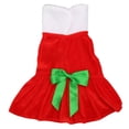 thumbnail image 2 of Vestido De Navidad Para Mascotas, Pleuche, Elegante Falda Navideña Para Mascotas, Tela De Piel Sintética De Conejo, Cálida Para Perros Pequeños, 2 of 8