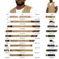 thumbnail image 3 of Relaxed Fit V Neck Cotton Work Sleeveless Vest With Side Pockets for Backyard Projects Short Trip Leisure Outfits Khaki L, 3 of 5