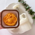 thumbnail image 6 of ZPAQI Persimmon Moon Cake Mold Cookie Stamps Hand Pressure Mooncake Baking Tool, 6 of 16