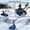 Blue, variant on Acekid 20 Inch Cordless Snow Blower - Electric Self-Propelled, 12" Deep Cleanup, 180° Rotating Chute, Dual LED Lights, Red