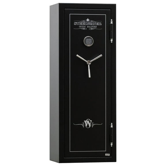Steelwater Gun Safes 16 Heavy Duty Gun Safe with Ballistic Resistant Hard Plate, Steel