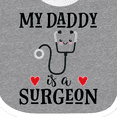 thumbnail image 4 of Inktastic Surgeon Daddy Doctor Baby Clothes Boys or Girls Baby Bib, 4 of 4