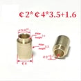 thumbnail image 2 of 20 Piece Brass Welded support isolation column through hole without teeth ,￠2x￠4+3.5x￠3x1.6, 2 of 5