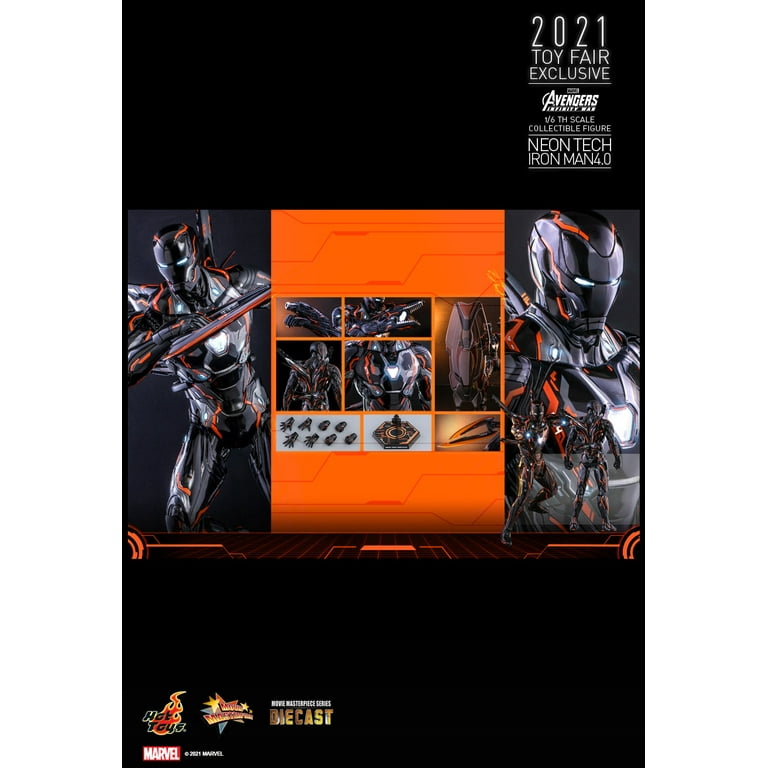 アイアンマン ネオンテック アベンジャーズ インフィニティウォー 4.0 Amazon.com: Hot Toys Iron Man Neon Tech Avengers Infinity