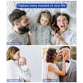 thumbnail image 4 of HeariCro Photo Album Self Adhesive 4x6 8x10 DIY Scrapbook, Linen Cover with Display Window, Memory Book for Wedding and Family 40/60 Pages, 4 of 8