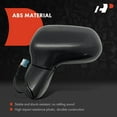 thumbnail image 3 of A-Premium Driver Side Power Door Mirror - Compatible with Honda Civic 2008 2009 2010 2011 - Heated Manual Folding Black Outside Rear View Mirror - Replace# 76250SNEA22ZK, 3 of 9