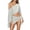 White, variant on Two Piece Sets For Women Summer Women's Beach Sun Protection Long Sleeve Top And Skirt Set Breathable Lightweight 2 Piece Outfit for Summer