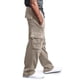 thumbnail image 3 of Pantalones largos para hombre con cordón, cintura elástica, color liso, bolsillos, sudaderas japonesas para hombre, 3 of 5
